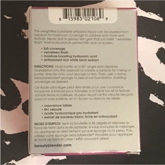 beautyblender Bounce Whip Long Wear Foundation in 1.20 C Light Fair, 30 ml - Picture 6 of 6